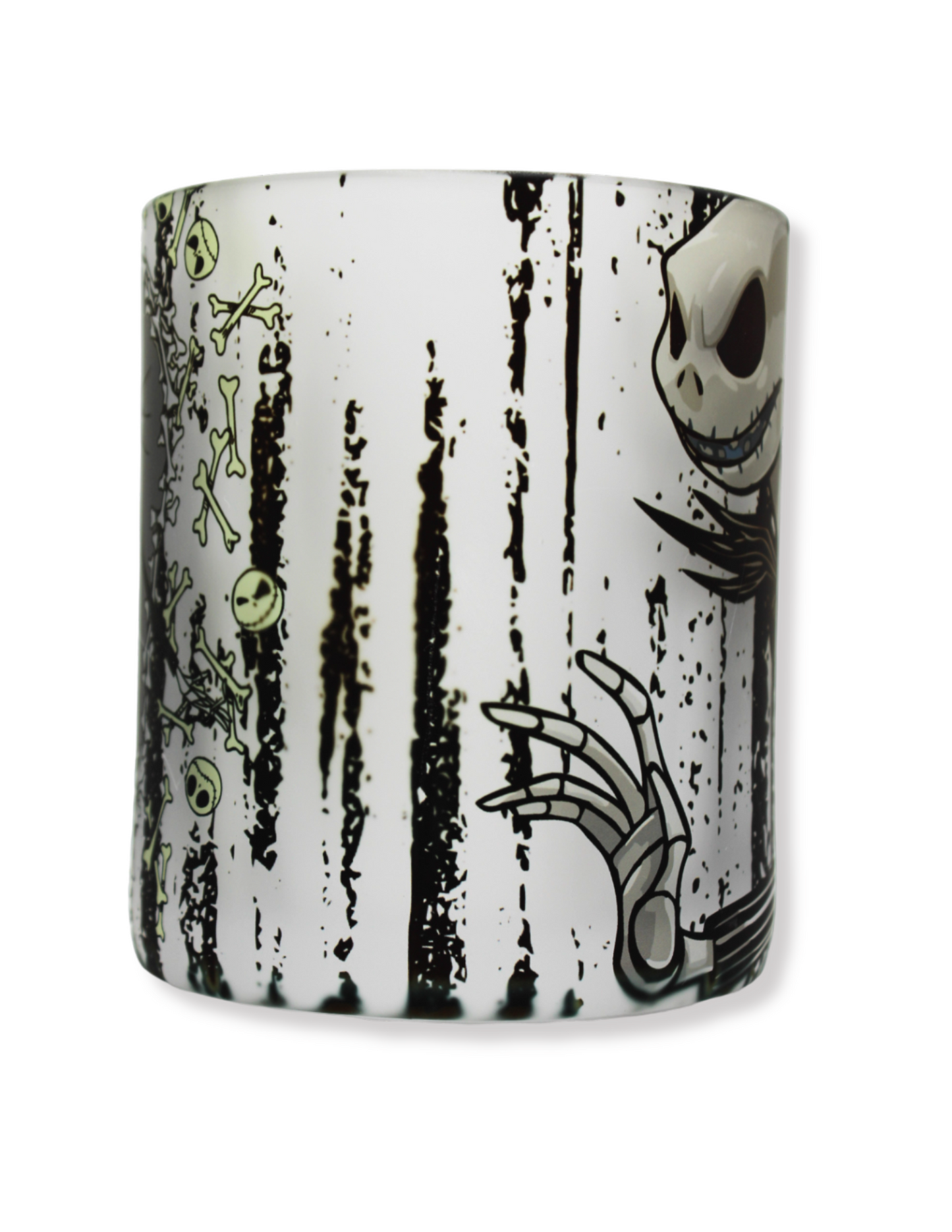 Taza De Vidrio Jack Skellington De El Extraño Mundo De Jack