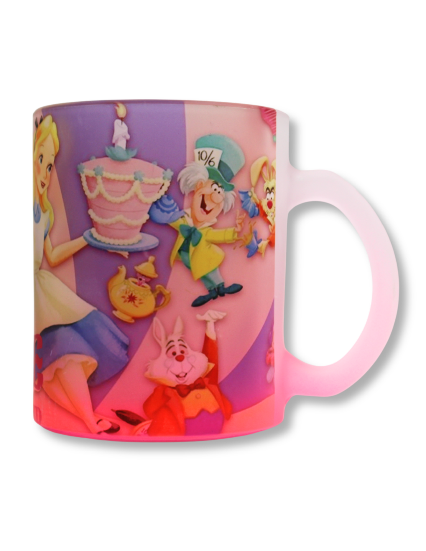 Taza De Vidrio Alicia En El Pais De Las Maravillas