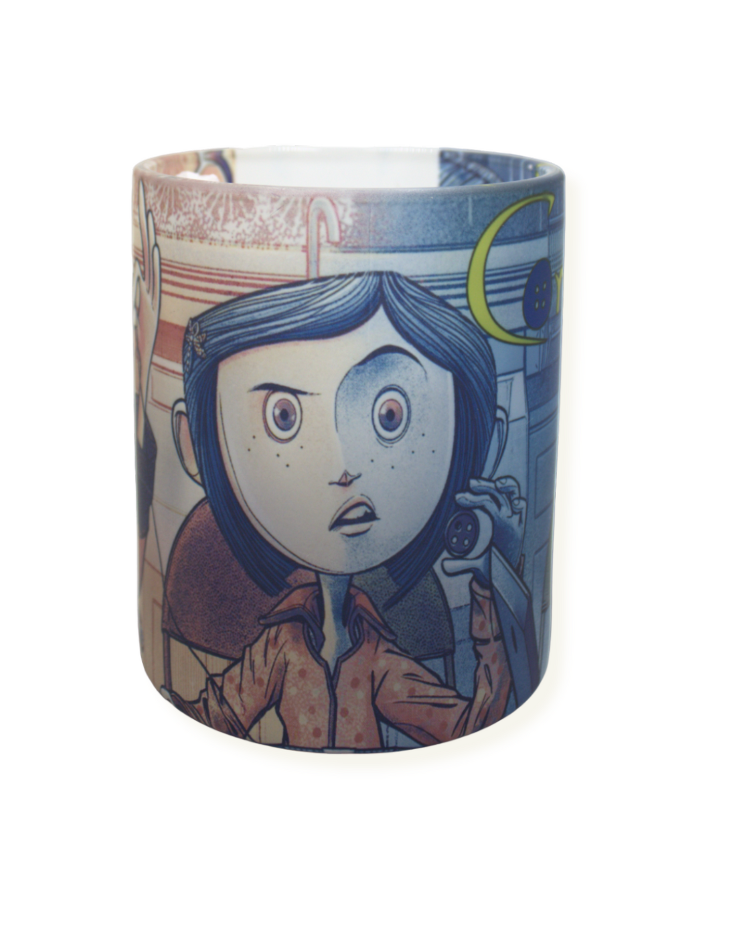 Taza De Vidrio Papás De Coraline