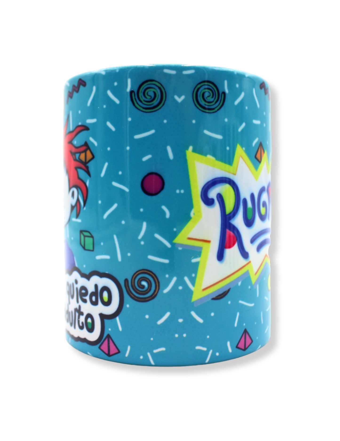 Taza De Cerámica Carlitos Azul De Los Rugrats