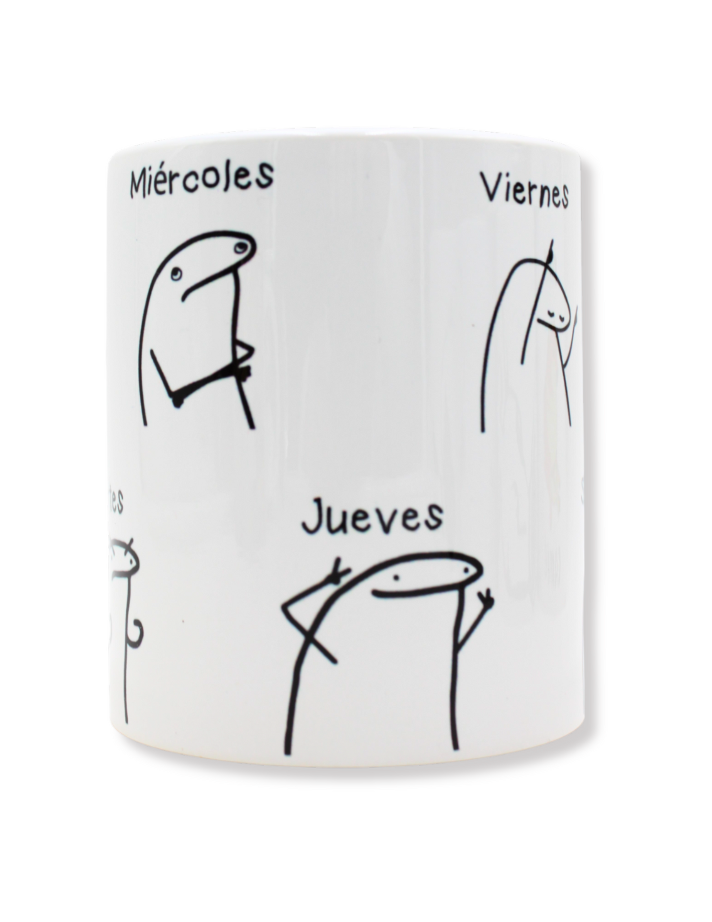 Taza De Cerámica Deformitos Días De La Semana