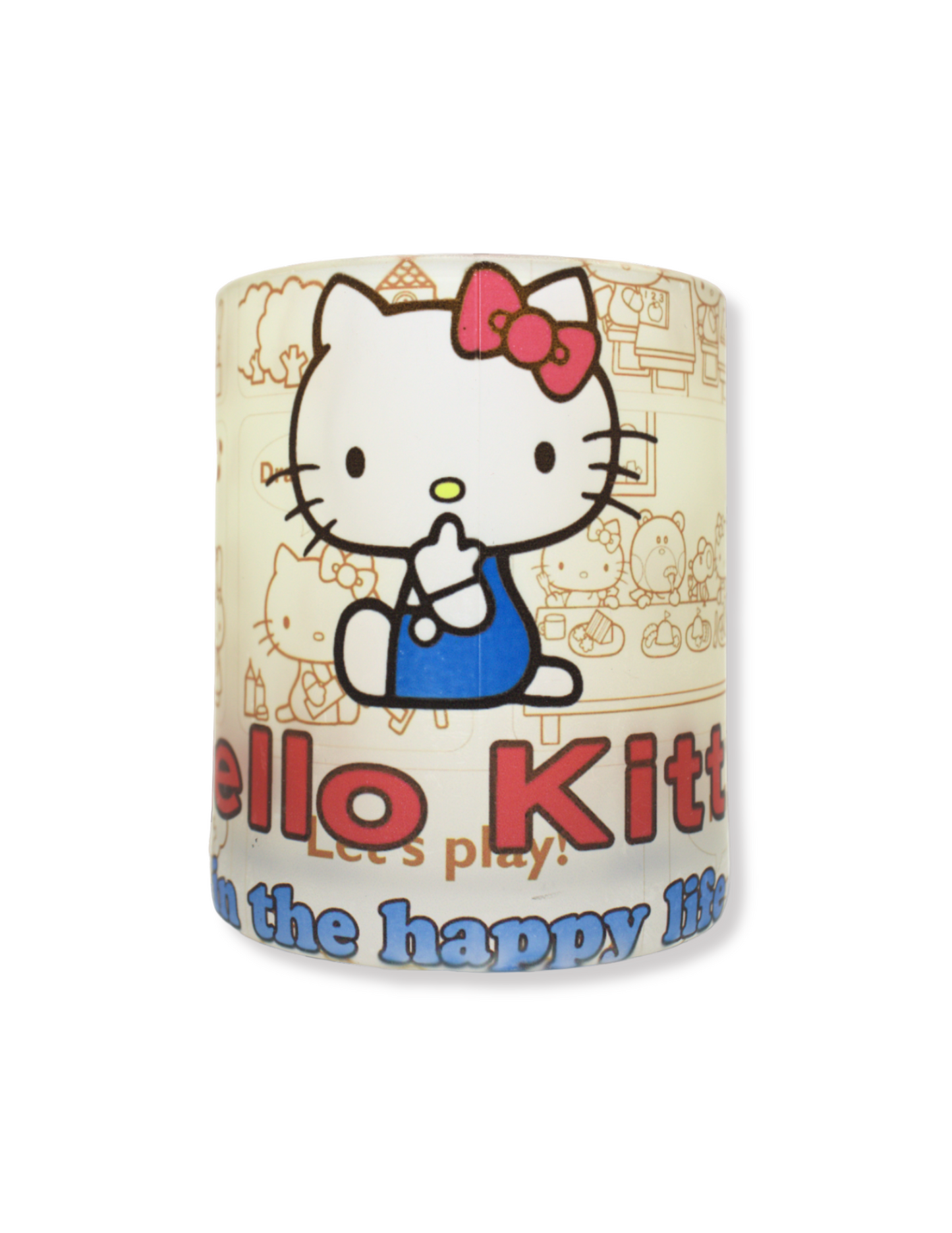 Taza De Vidrio Hello Kitty