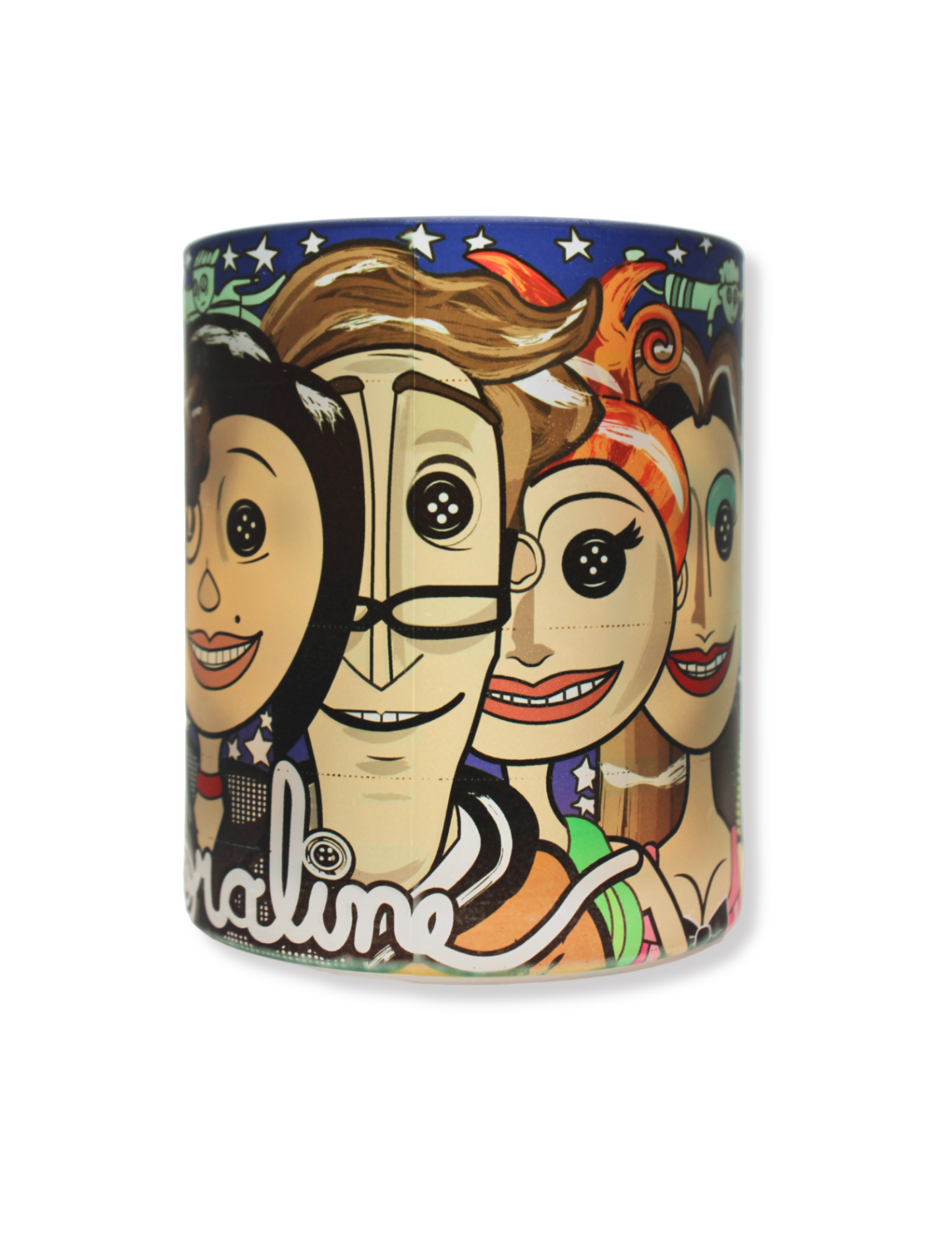 Taza De Vidrio Coraline Personjes