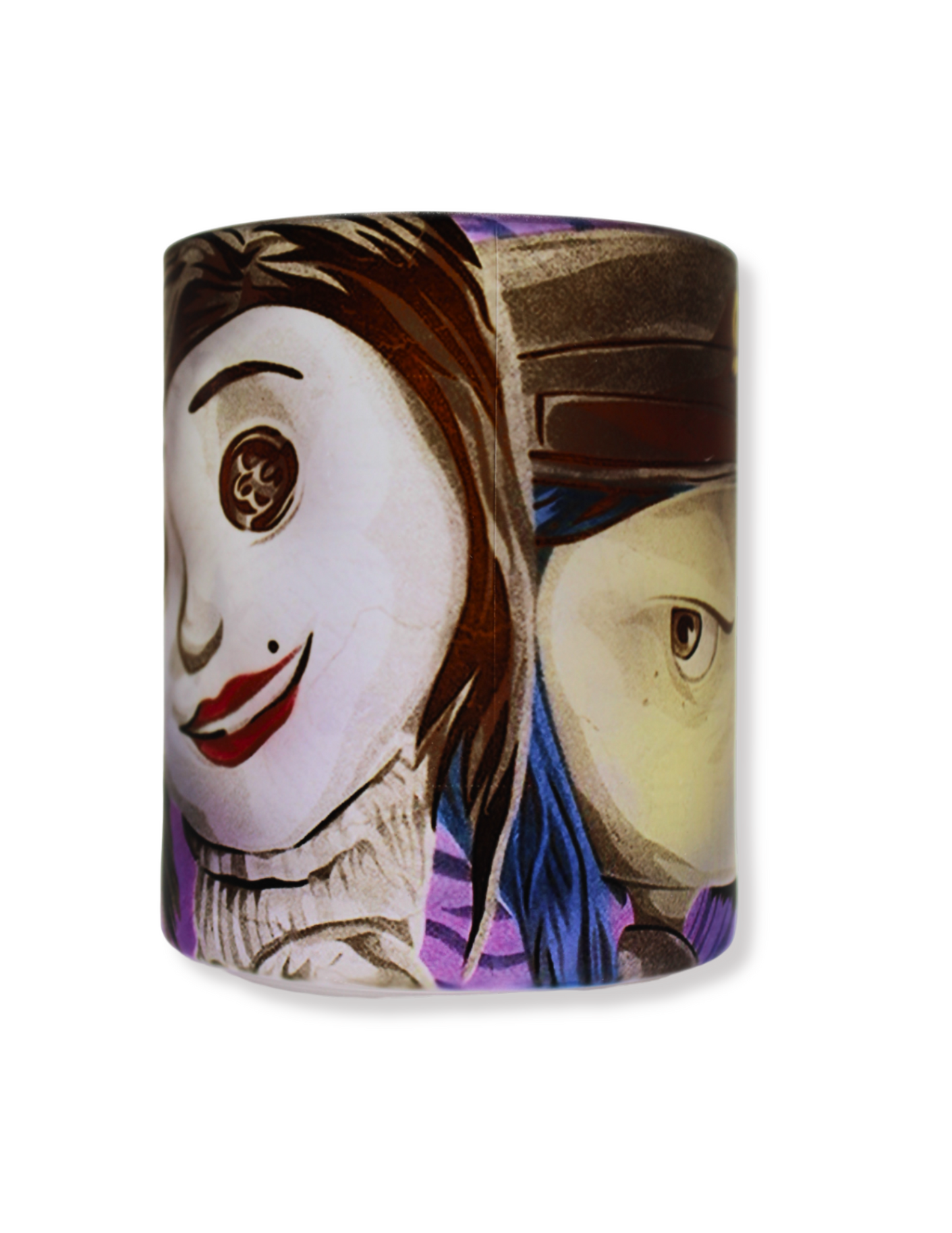 Taza De Vidrio Coraline Y Mamá