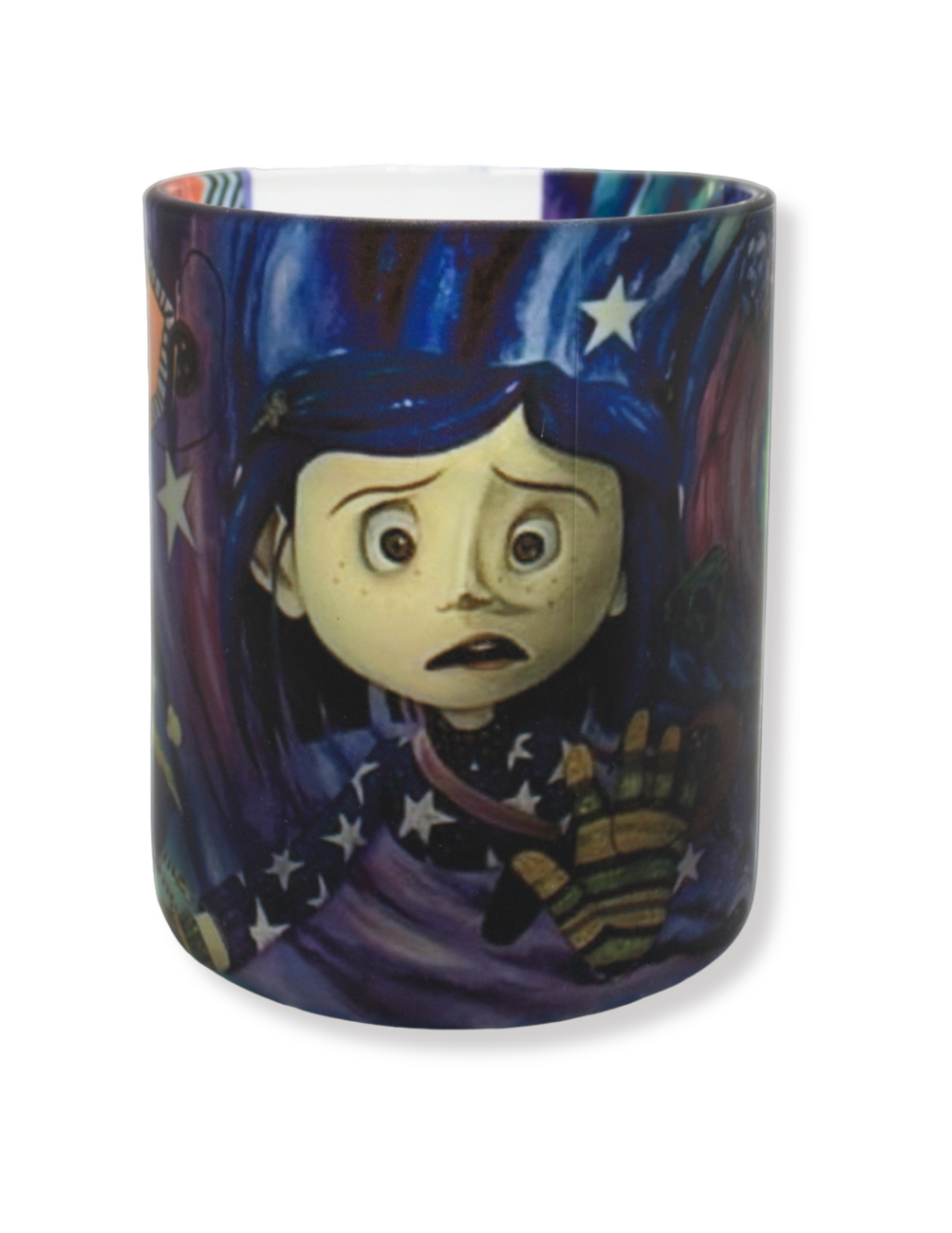 Taza De Vidrio Coraline En El Portal