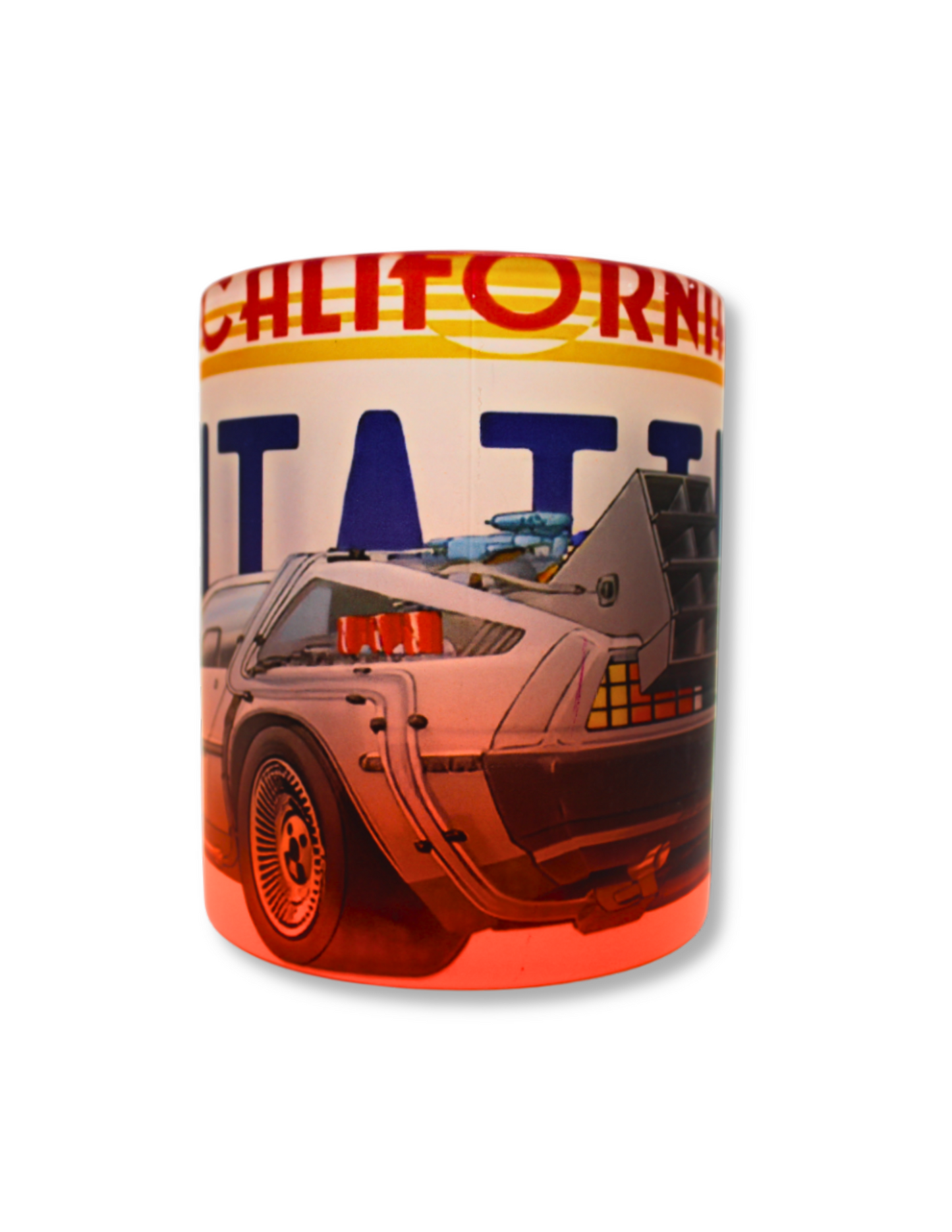 Taza De Vidrio Volver Al Futuro Delorean