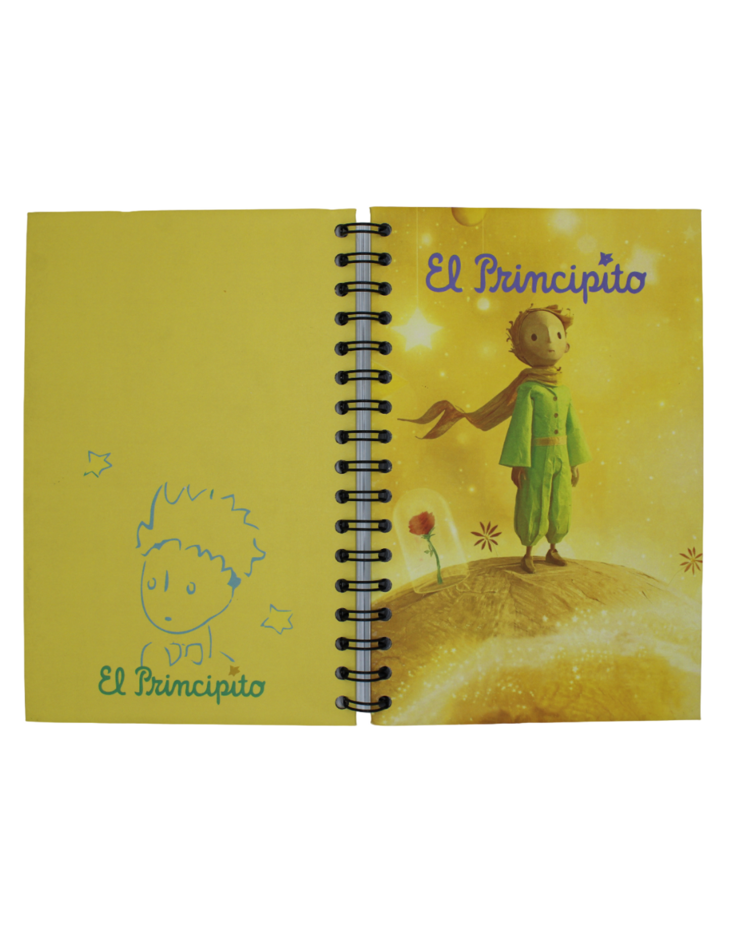 Cuadernos IMAGINANTES, Estilo Francés Con Diseño De El Principito Amarillo.