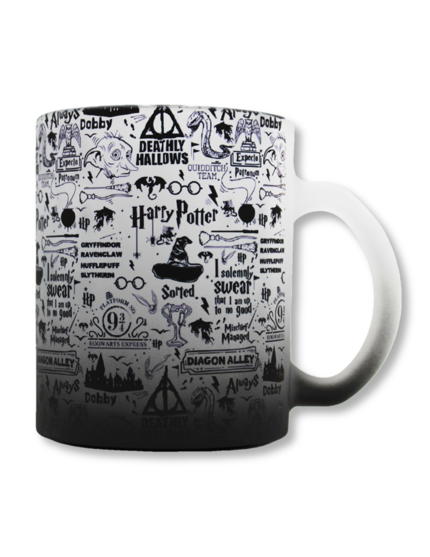 Taza De Vidrio Harry Potter Reliquias de la Muerte