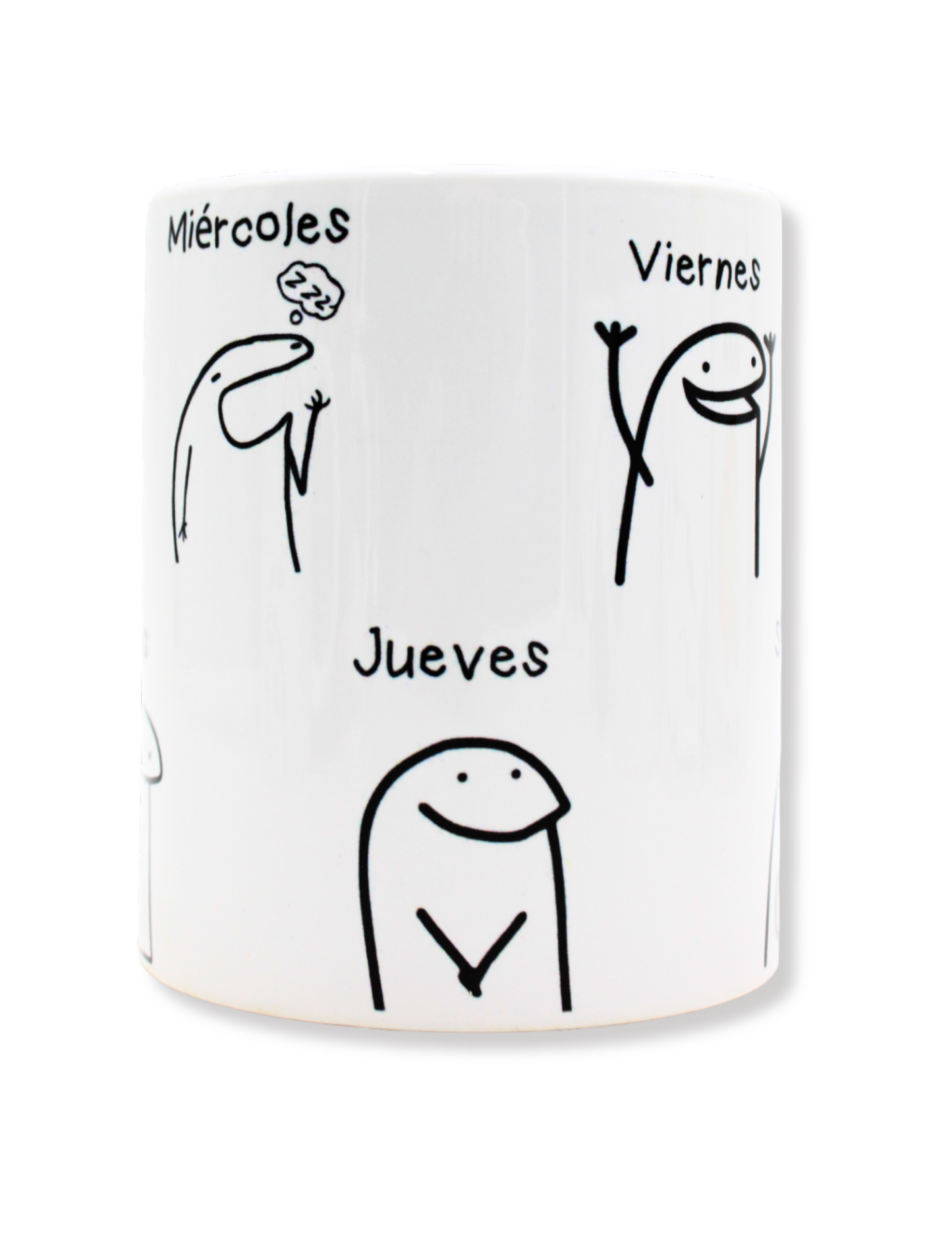 Taza De Cerámica Deformitos Días De La Semana