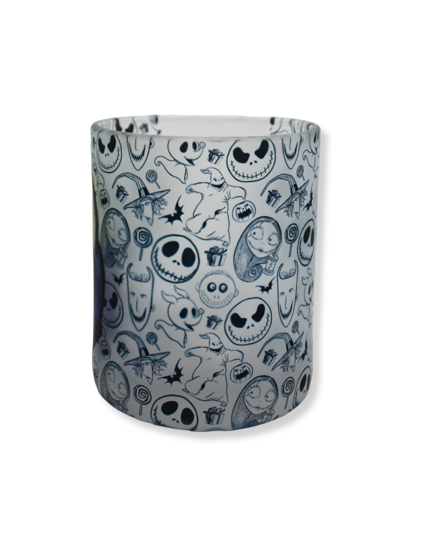 Taza De Vidrio Jack Skellington