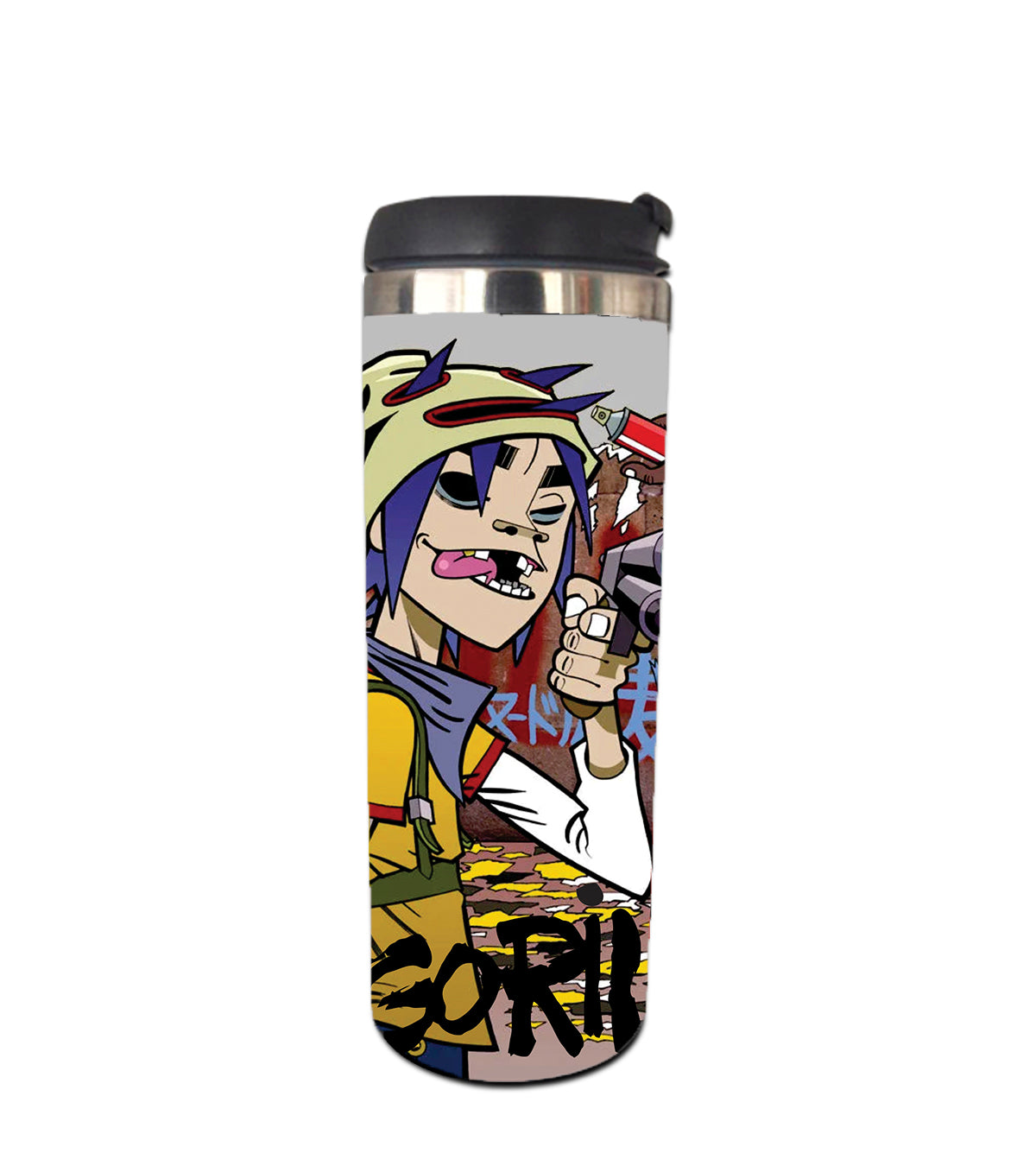 Termo Cafetero Diseño Gorillaz