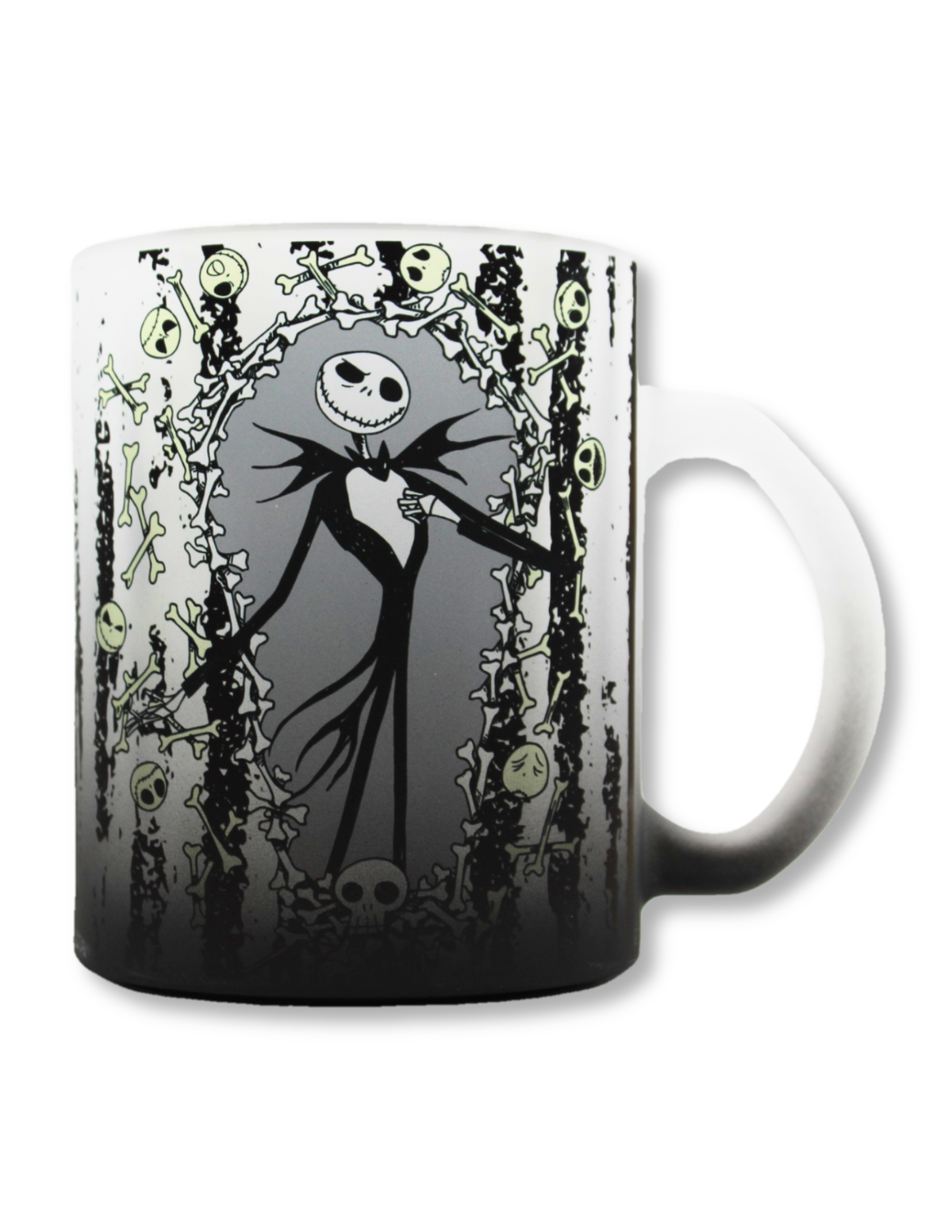Taza De Vidrio Jack Skellington De El Extraño Mundo De Jack