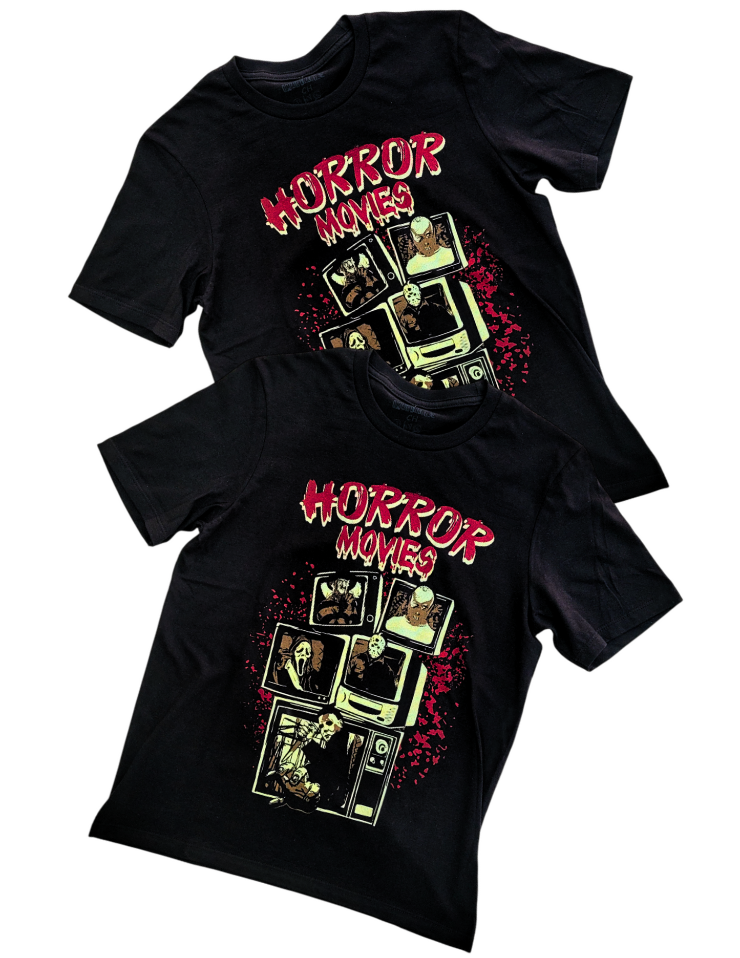 Playera Diseño Horror Movies Unisex
