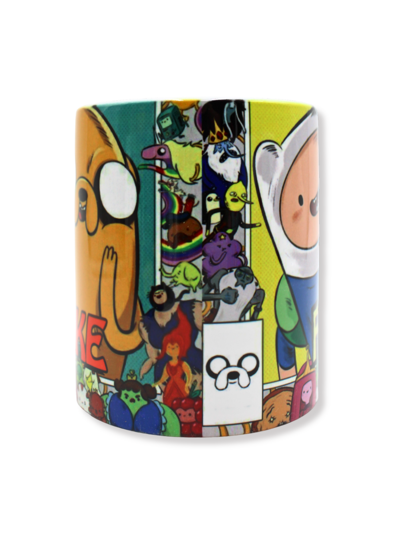 Taza De Cerámica Jake Y Finn De Hora De Aventura