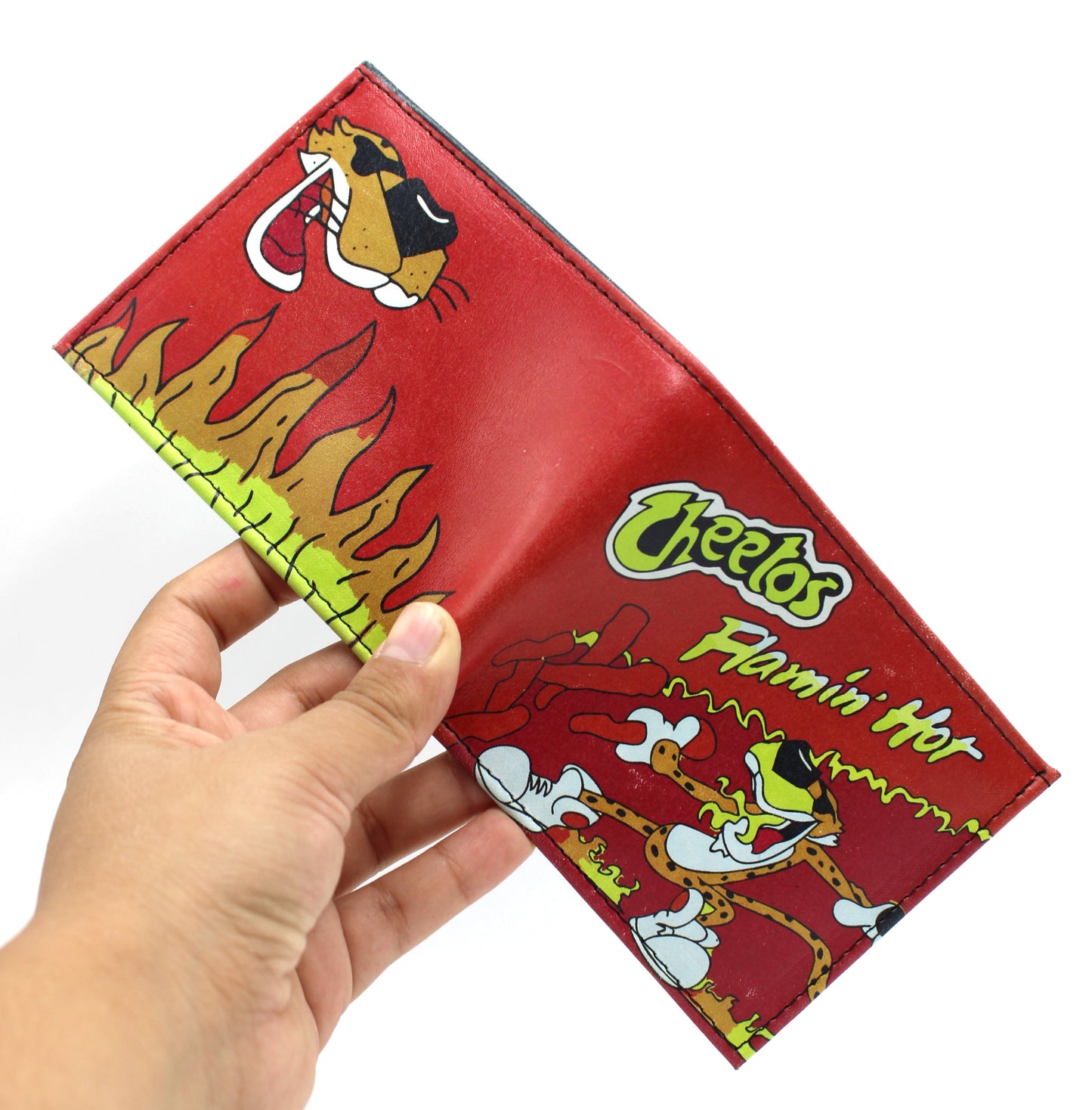 Cartera Hombre De Piel Cheetos Flamin Hot