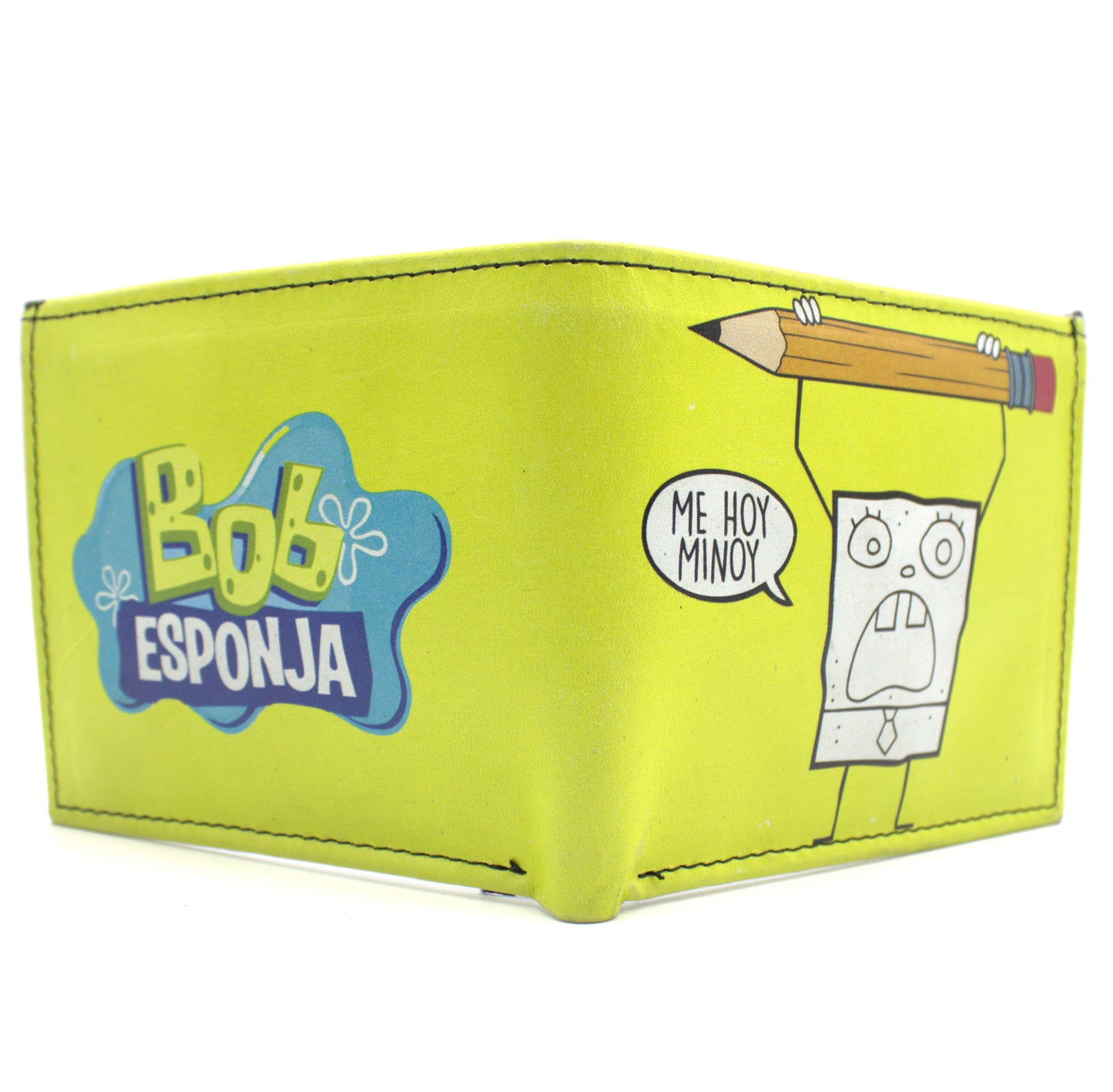 Cartera Hombre De Piel Bob Trazo De Bob Esponja