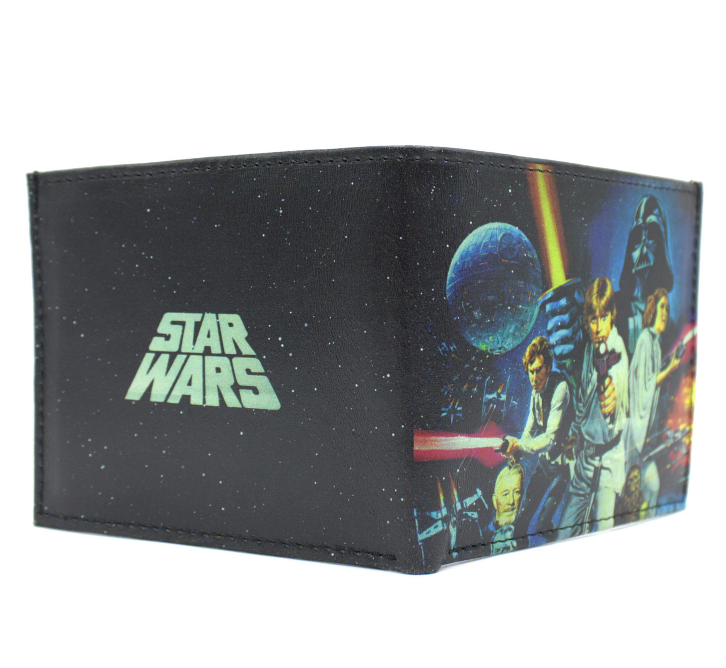 Cartera Hombre De Piel Star Wars Póster