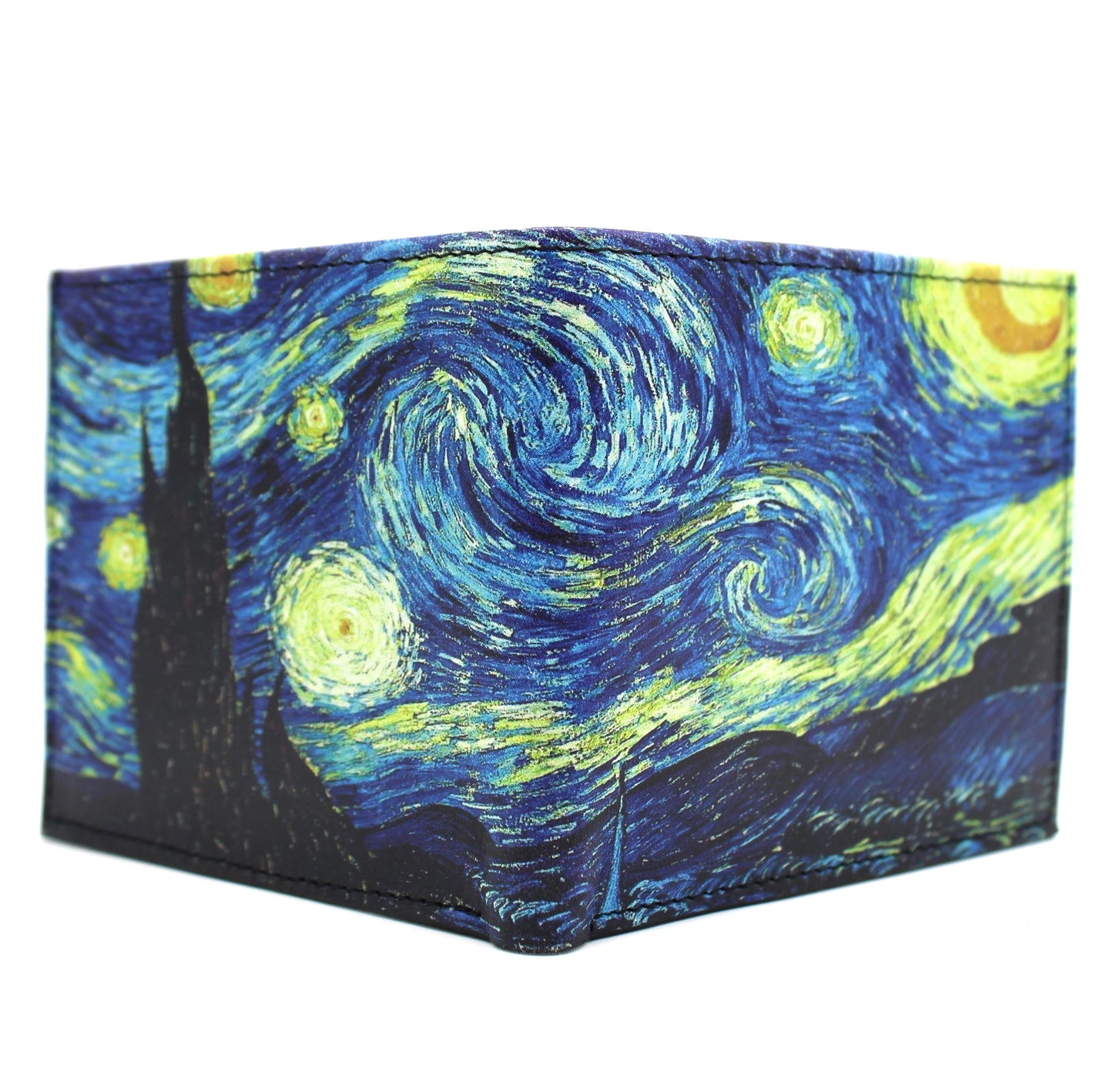 Cartera Hombre De Piel La Noche Estrellada