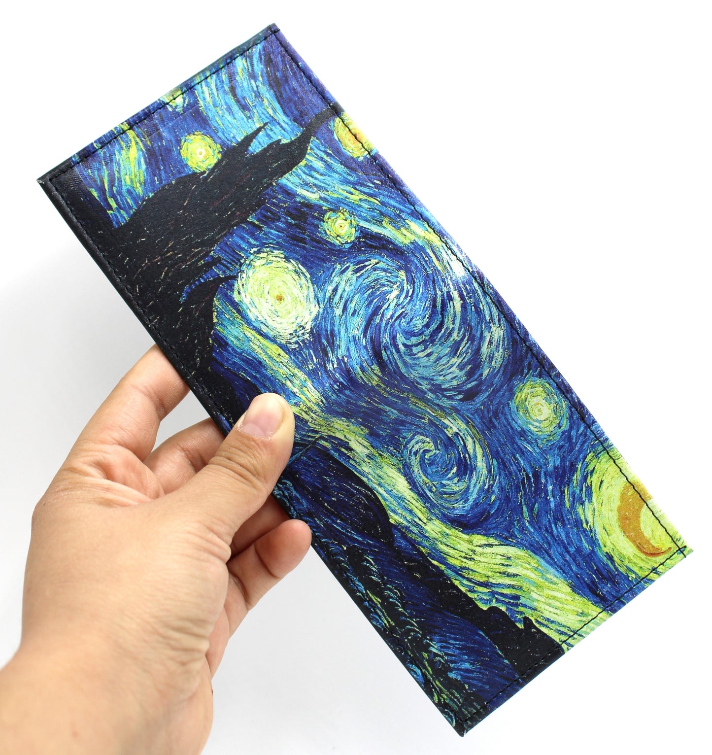 Cartera Hombre De Piel La Noche Estrellada