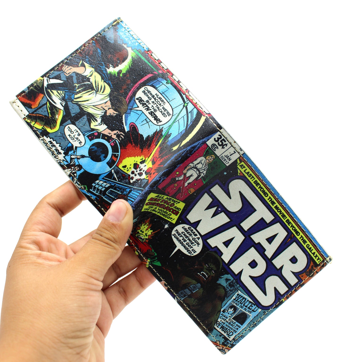 Cartera Hombre De Piel Star Wars