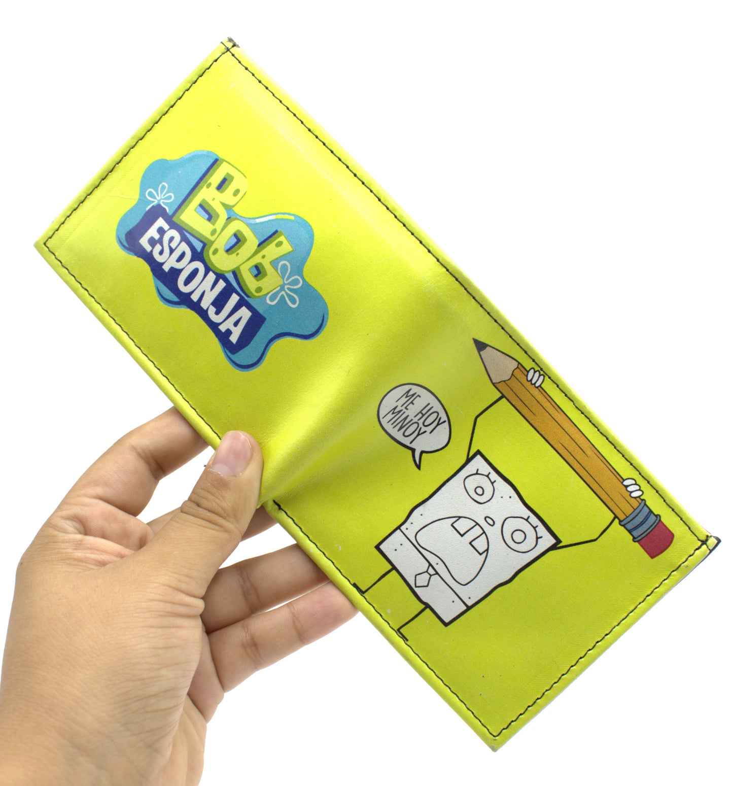 Cartera Hombre De Piel Bob Trazo De Bob Esponja