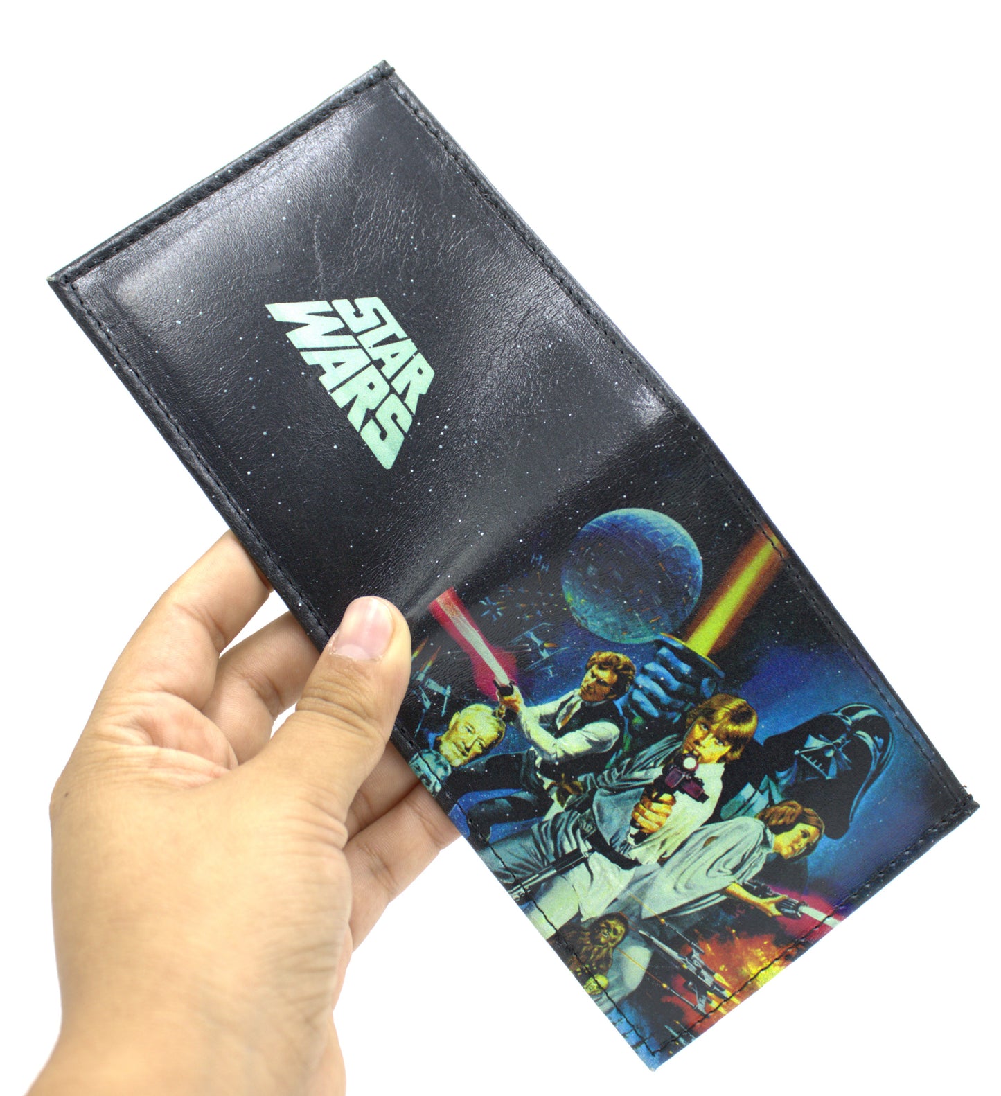 Cartera Hombre De Piel Star Wars Póster