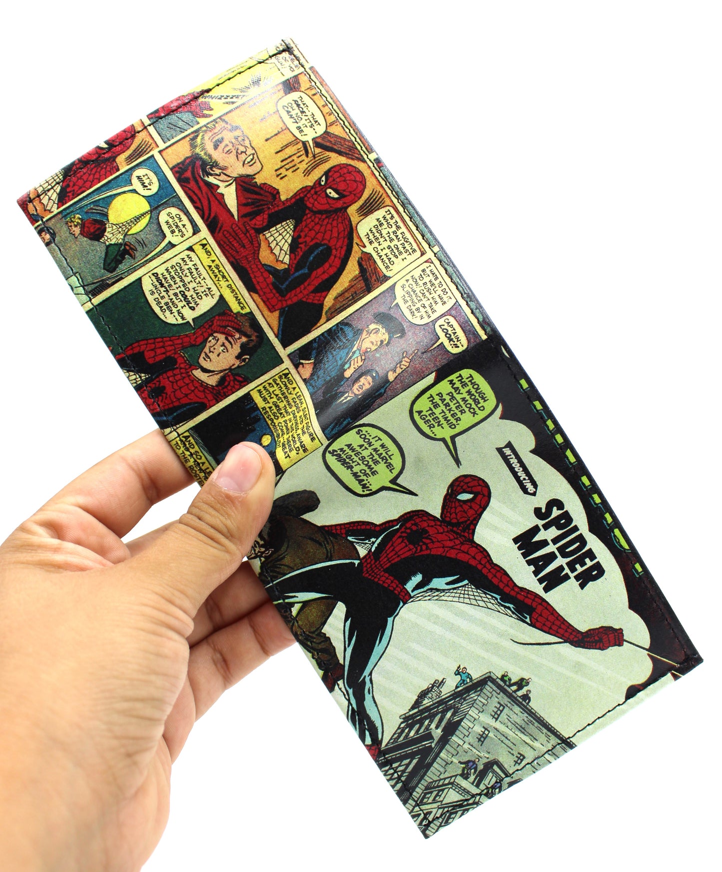 Cartera Hombre De Piel Spider-Man