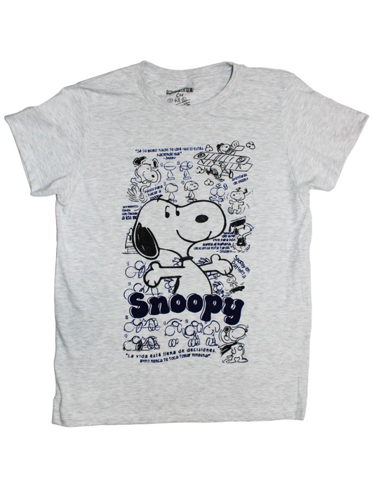 Playera Diseño Snoopy Unisex