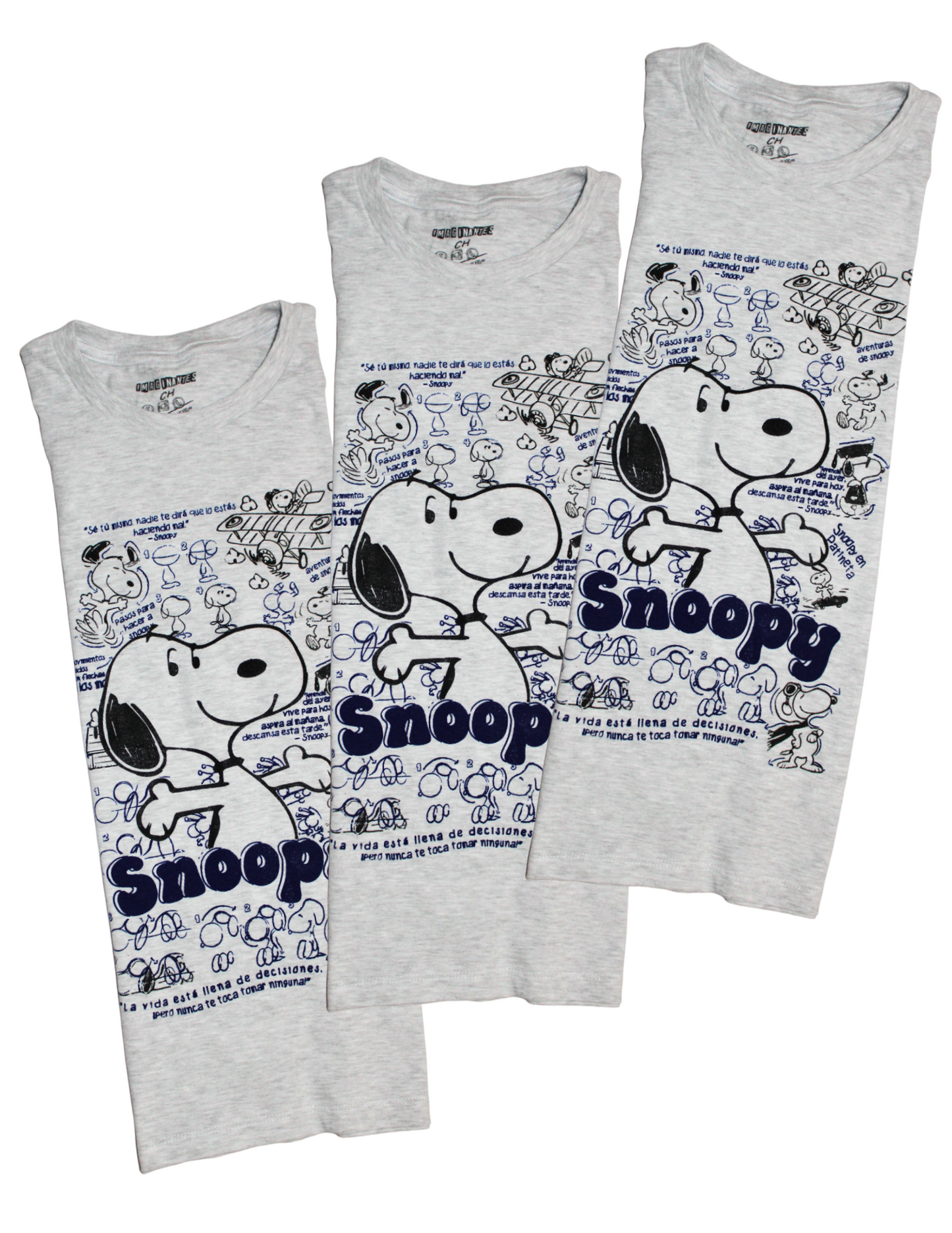 Playera Diseño Snoopy Unisex